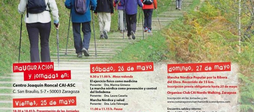 1as Jornadas de Marcha nórdica en Aragón